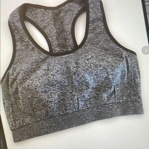 Gray Sports Bra